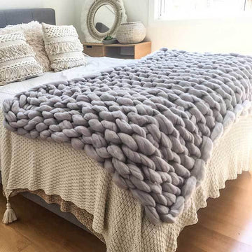 Large Merino Wool Blanket