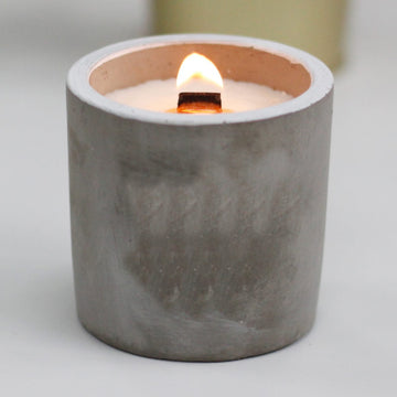 Aromatic Cement Soy Wax Crackling Candles