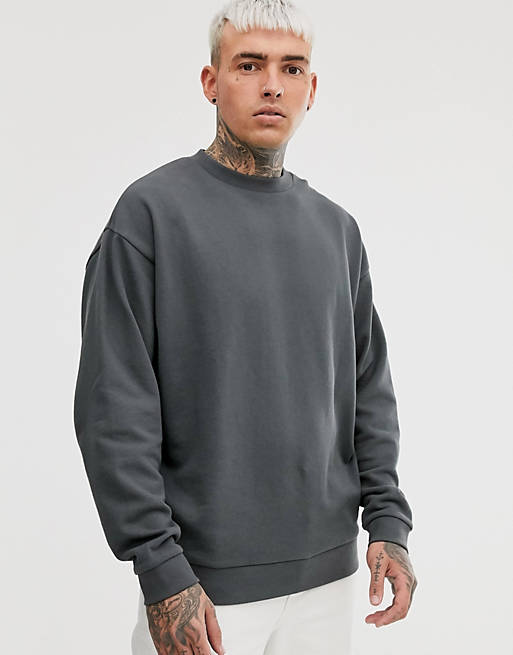 Oversized Shadow Grey Sweatshirt
