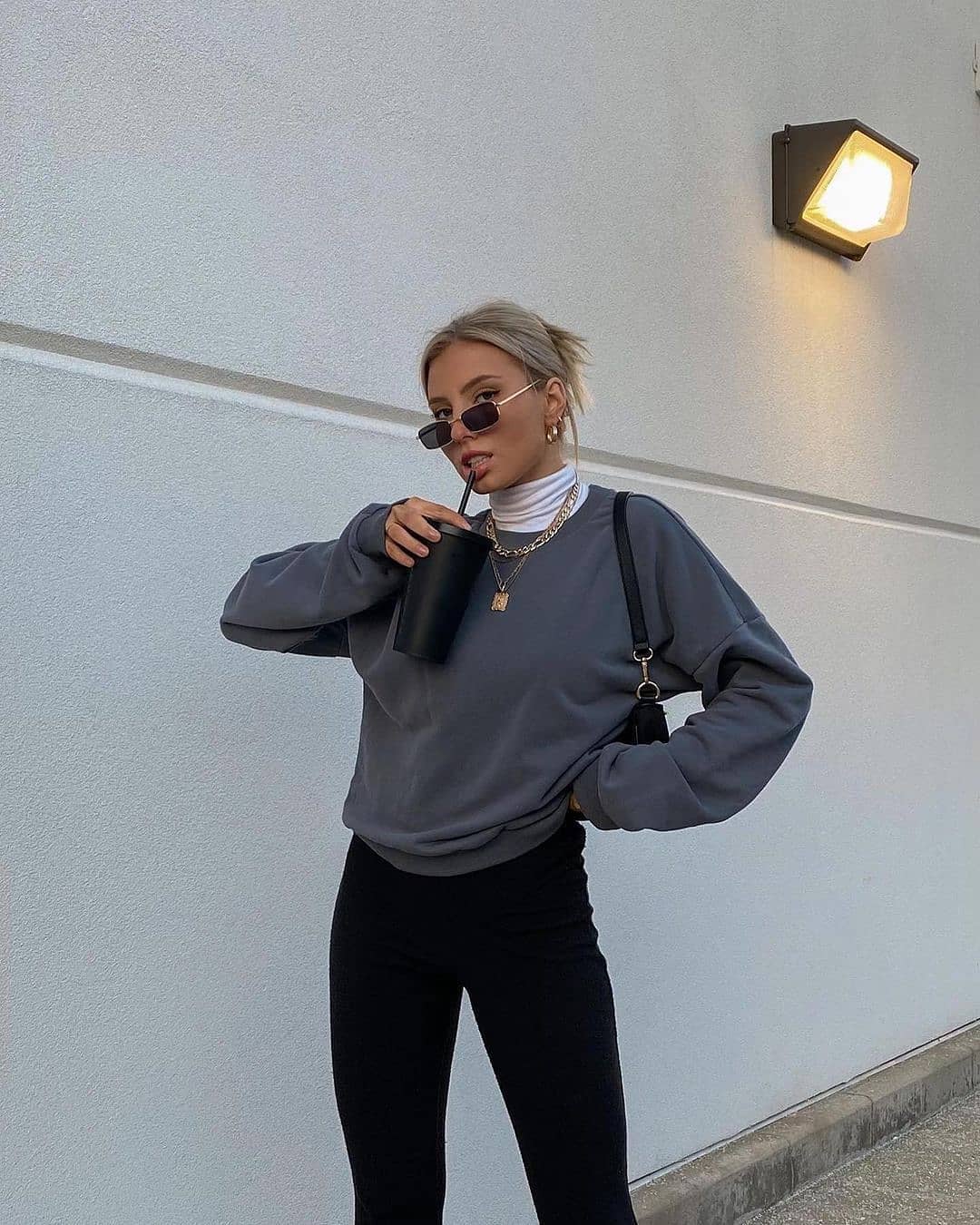 Oversized Shadow Grey Sweatshirt