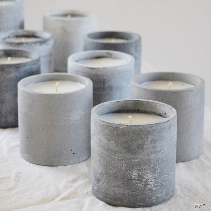 Aromatic Cement Soy Wax Candles