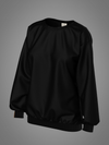 Oversized Pitch Black Sweatshirt
