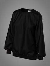 Oversized Pitch Black Sweatshirt