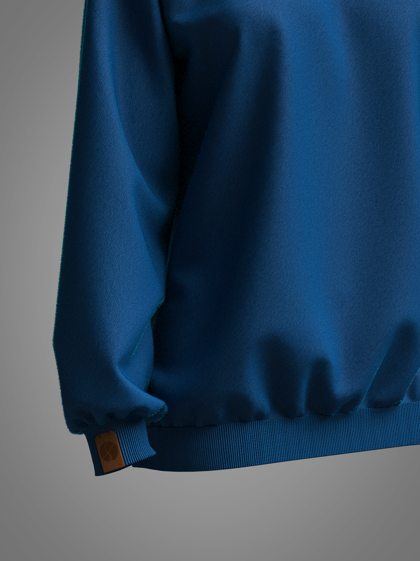 Oversized Petrol Blue Sweatshirt