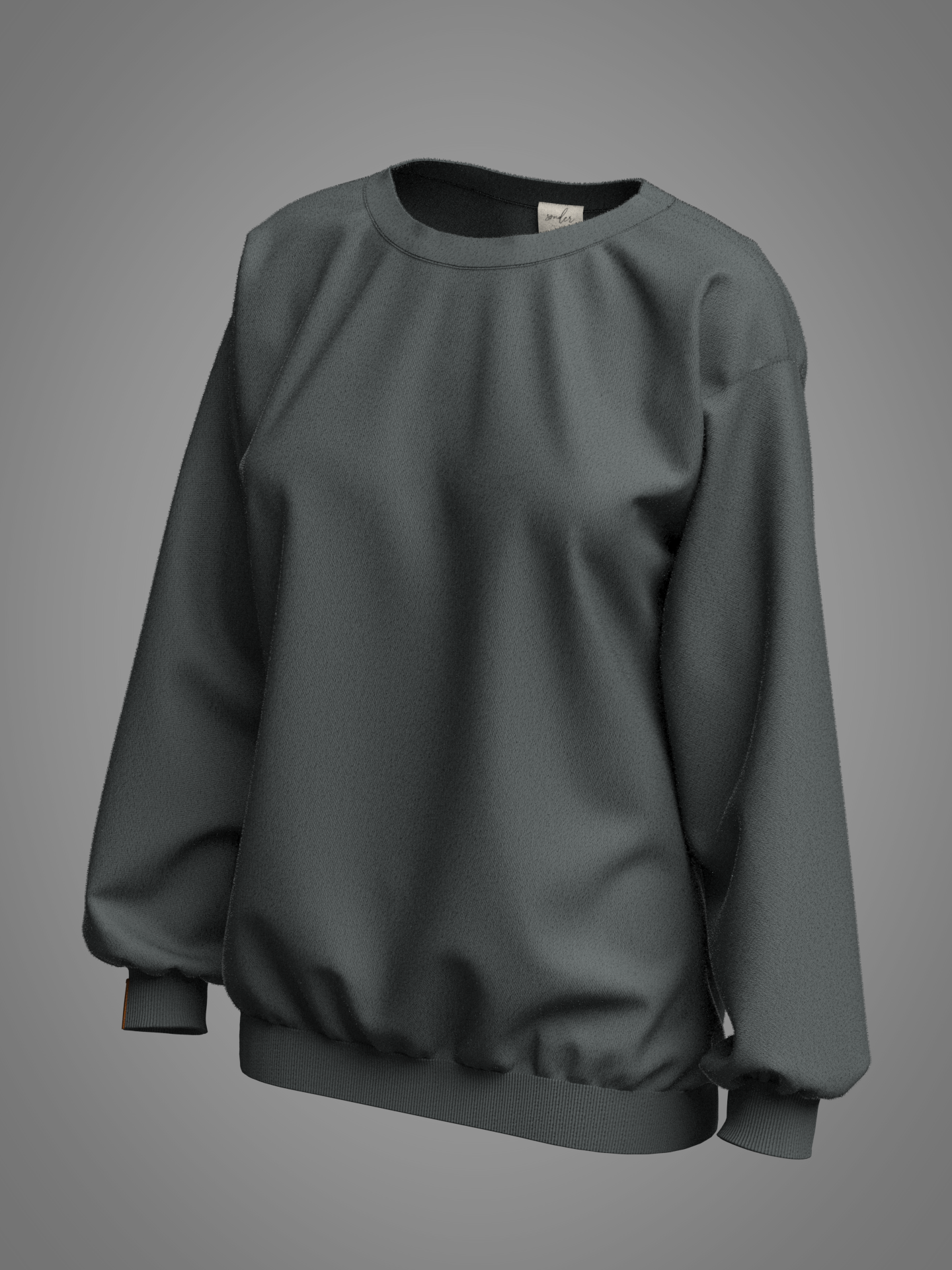 Oversized Shadow Grey Sweatshirt