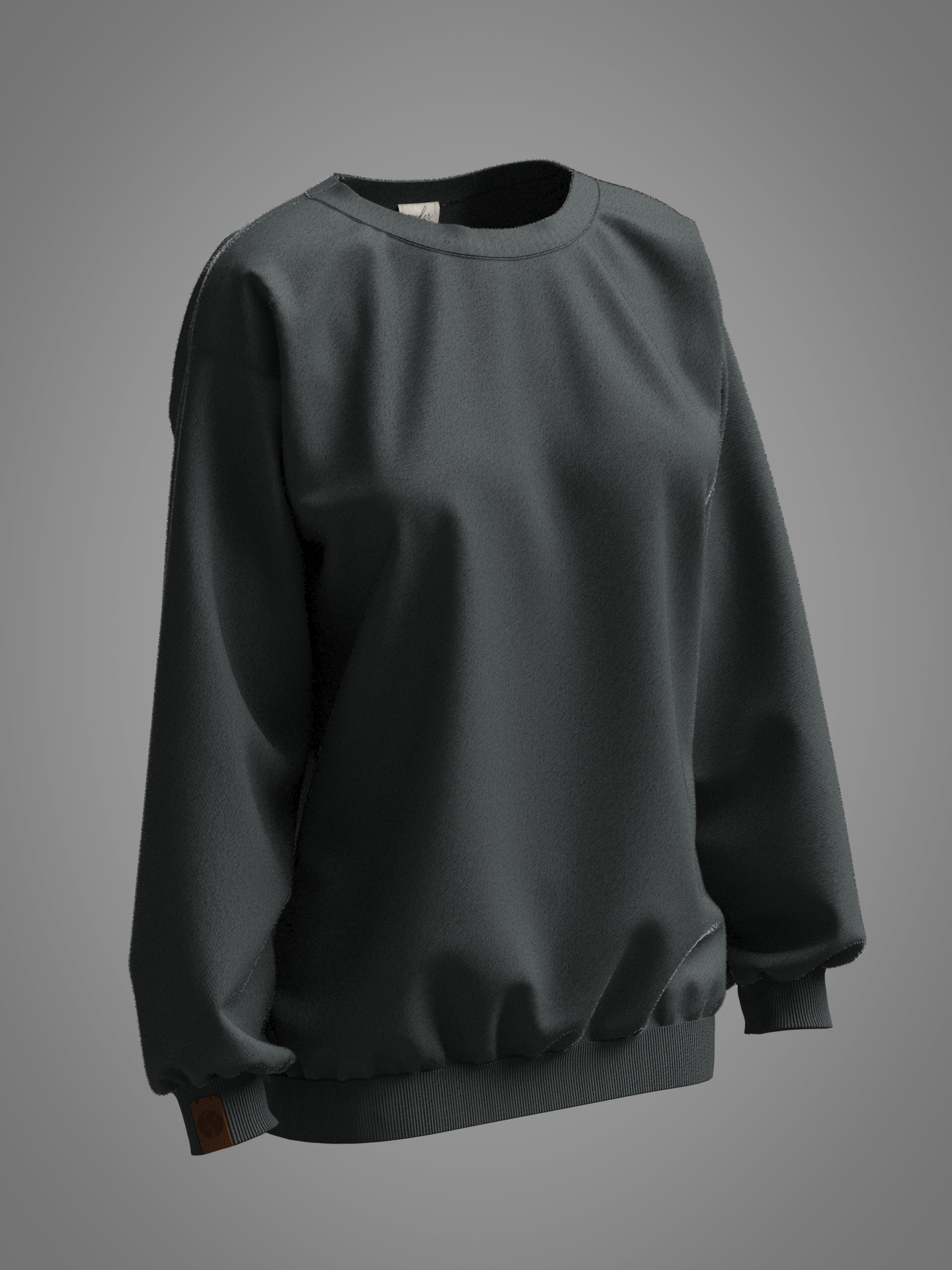 Oversized Shadow Grey Sweatshirt