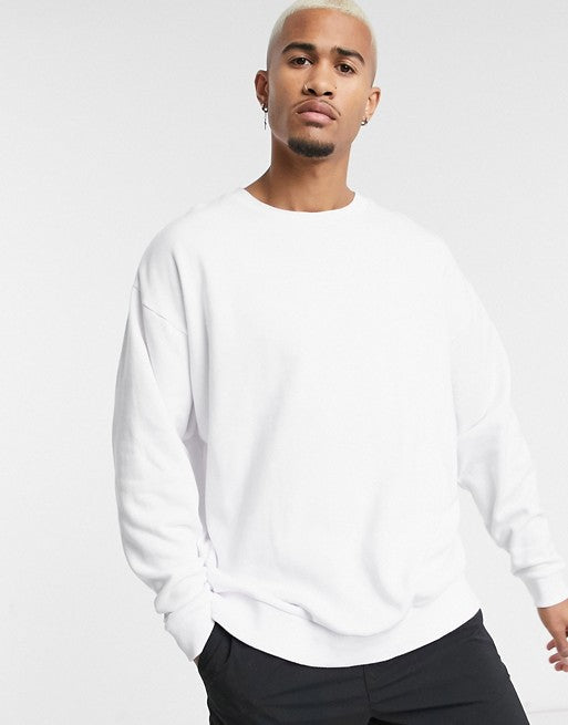 Oversized Ivory White Sweatshirt